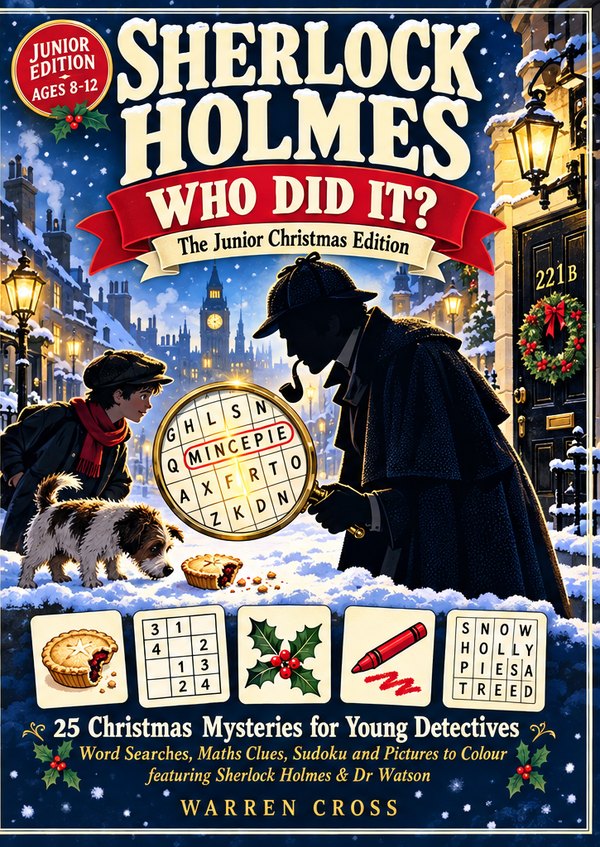 Cover of Sherlock Holmes: Who Did It? The Junior Christmas Edition